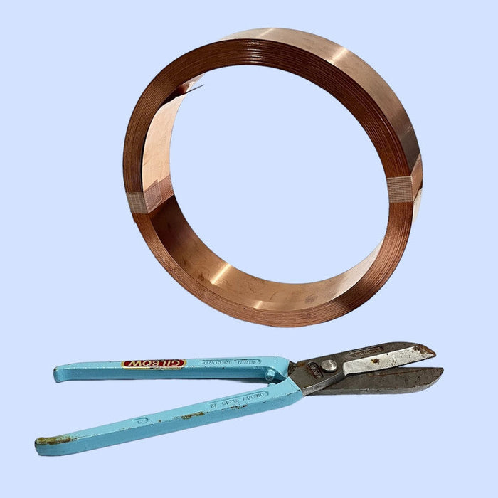 Copper Fixing Strip per Metre